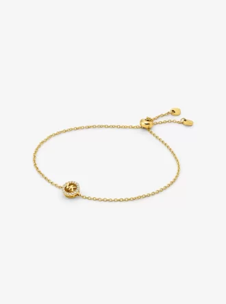Fulton Precious Metal-Plated Sterling Silver Slider Bracelet