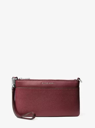 Jet Set Medium Pebbled Leather Convertible Wristlet