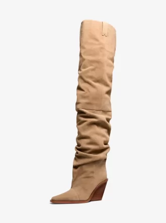 noemie suede over the knee boot 2 330x444 - Noemie Suede Over-the-Knee Boot